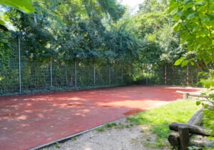 Garden - rubberized sports field
